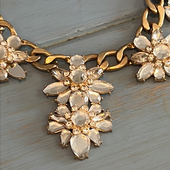J. Crew crystal statement necklace - Picture 2 of 5